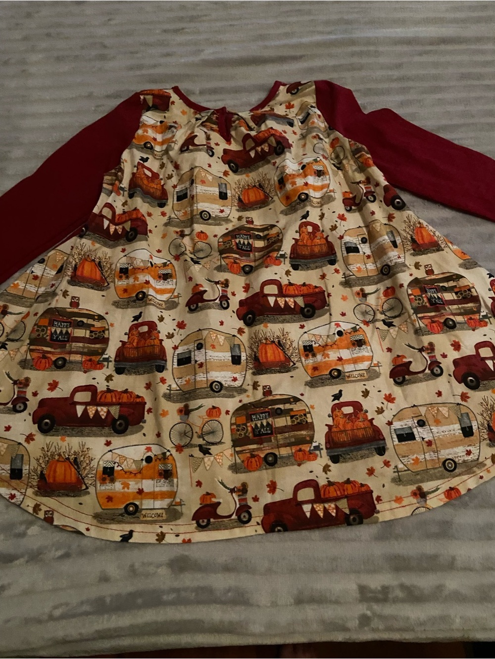 Girls Fall Tunic/Top - Picture 4 of 9